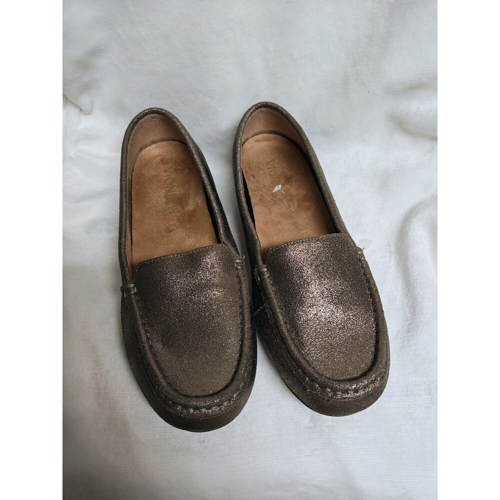Vionic Metallic Brown Loafers